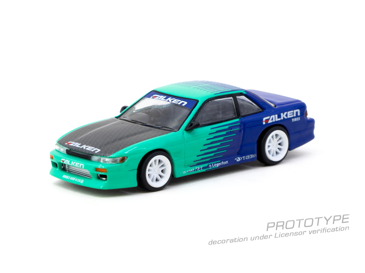 ターマックワークス 1／64スケール VERTEX S13 SILVIA ファルケンカラー