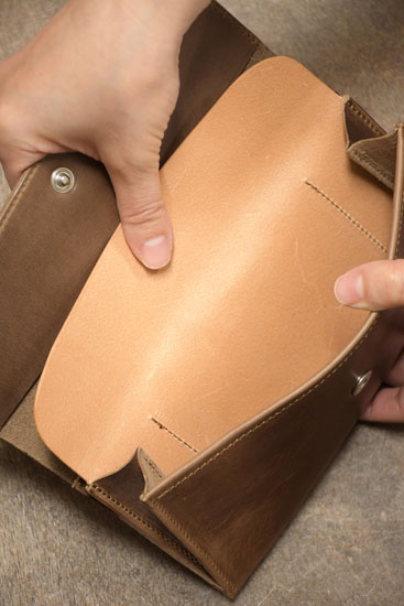 MOTO/被せロングウォレット(クロムエクセル) - T-bird