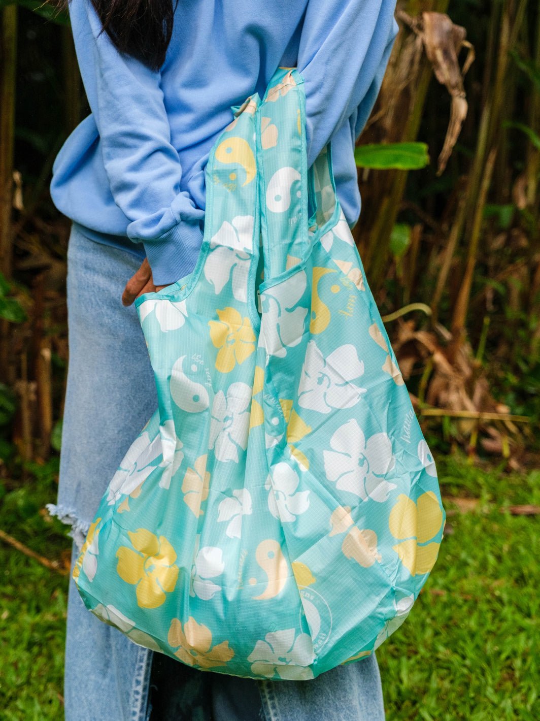 Puakenikeni All Day Large Reusable Tote Bag – T&C Surf Designs