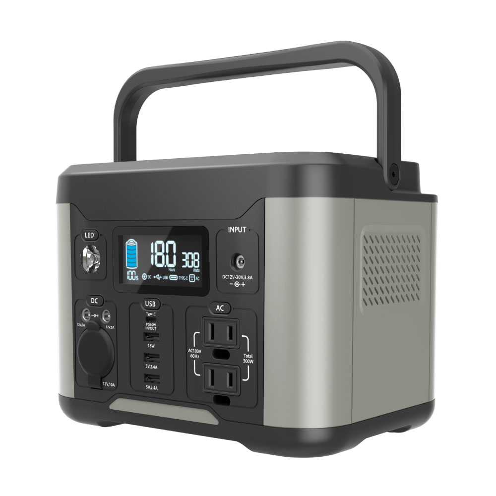 ポータブル電源300W ブラック＆グレー – 多摩電子工業 | 公式サイト