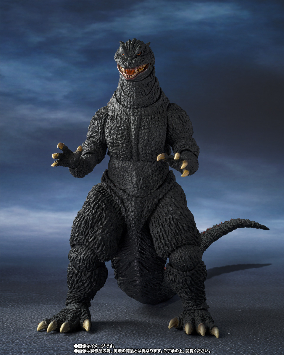 S.H.MonsterArts ゴジラ (2004) 放射熱線Ver. VS 新・轟天号 | 魂ウェブ