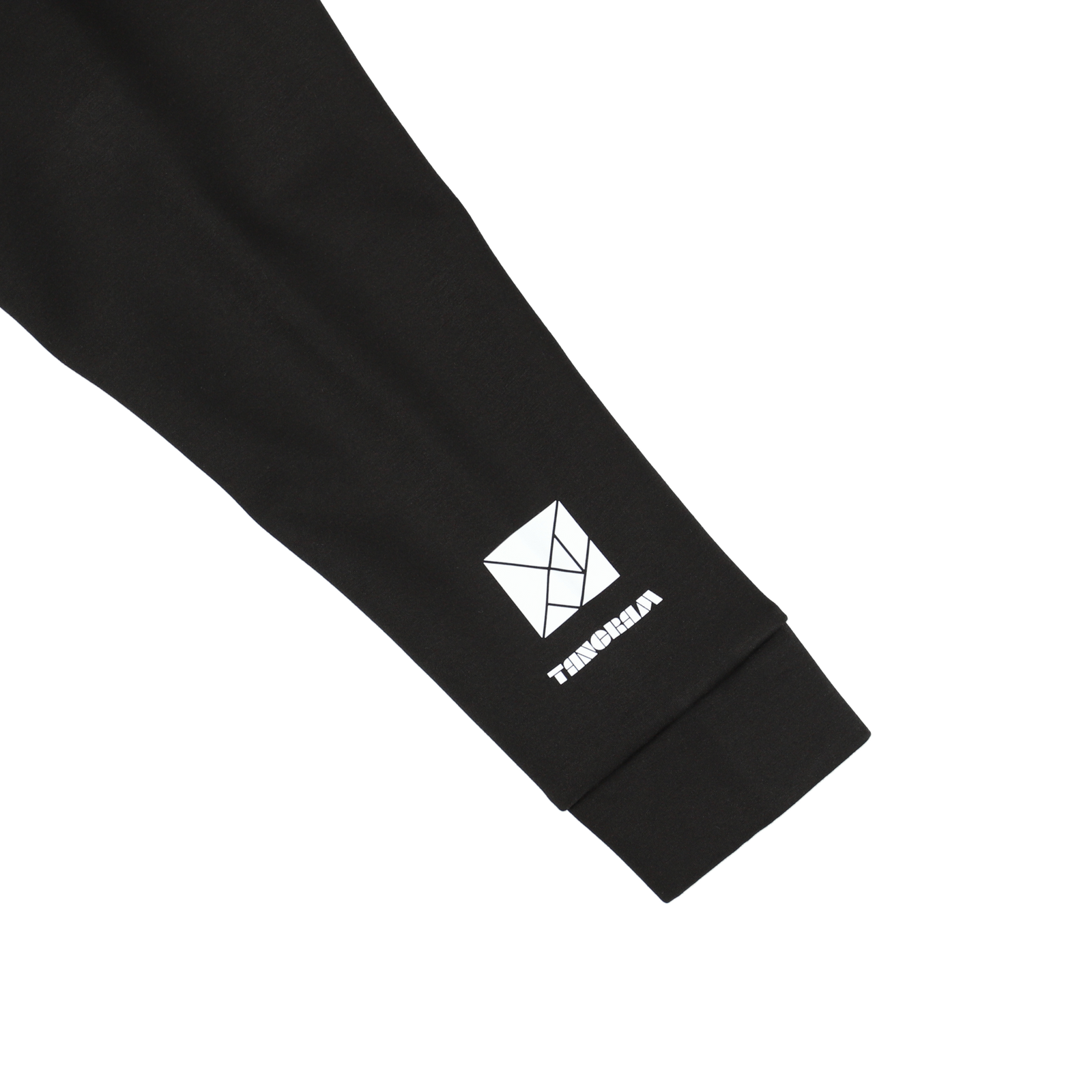 CLUBHAUS × TANGRAM DICE DOUBLE KNIT HOODIE BLACK TGA-MF29