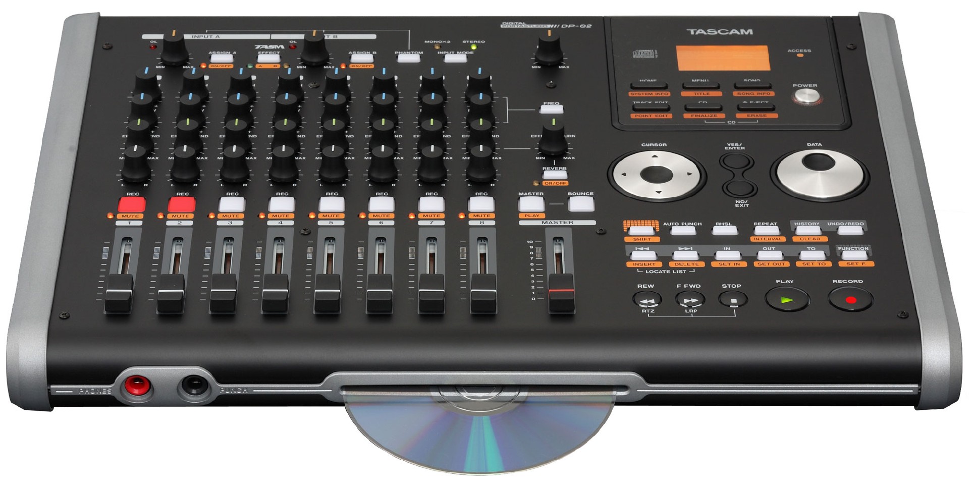 DP-02 | 8トラック HDD MTR/CD-R付き | TASCAM (日本)