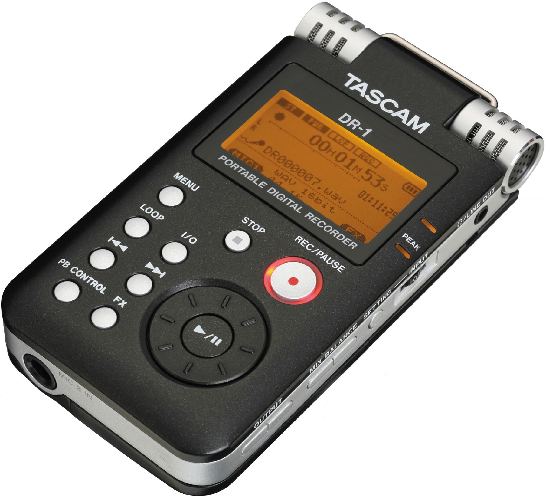 DR-1 | リニアPCMレコーダー（SD/SDHC） | TASCAM (日本)