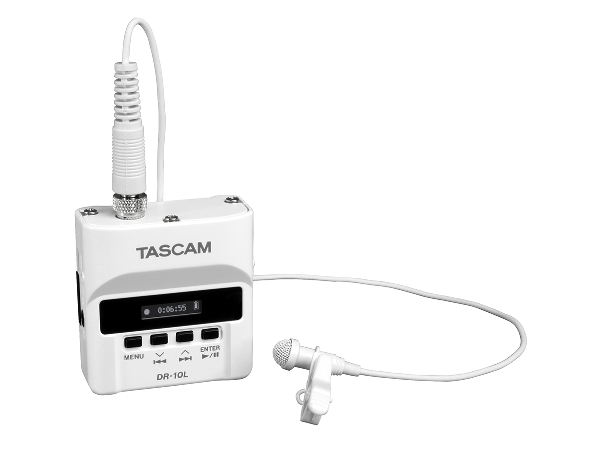 DR-10L | ULTRA-COMPACT AUDIO FIELD RECORDER WITH LAVALIER MIC
