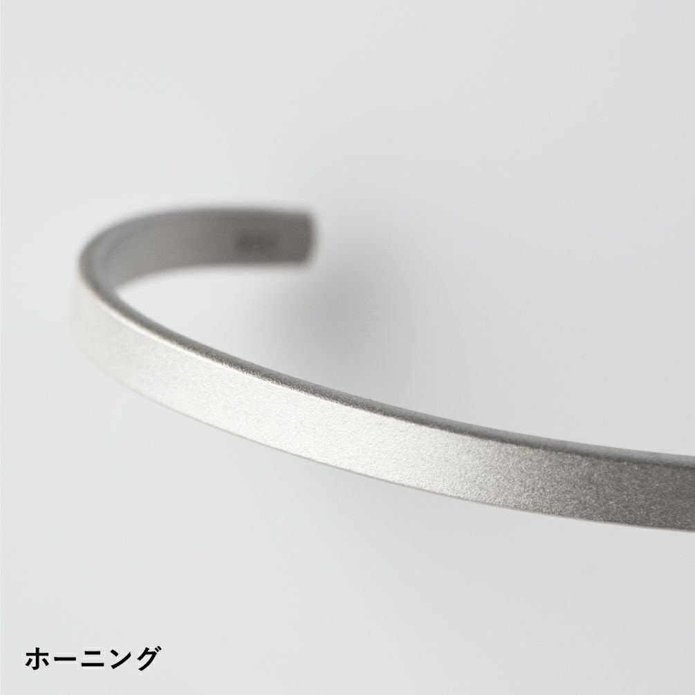 バングル メンズ Press950 シルバー 名入れ可 Tps-167 | TAVARAT公式