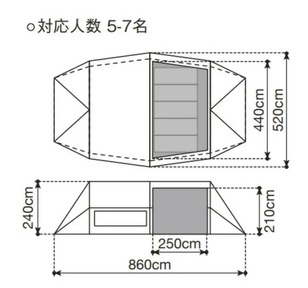 グランベルクL/snow peak - TENT MONSTER RENTAL