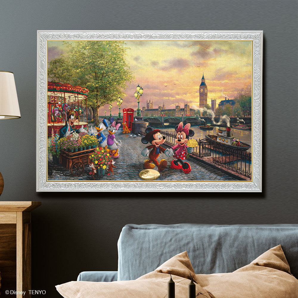 キャンバス スタイル ジグソーパズル 1000ピース 「Mickey and Minnie