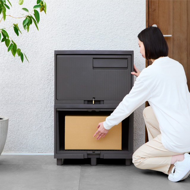 積み重ねても受け取れる宅配ボックス テンマフィッツワールド