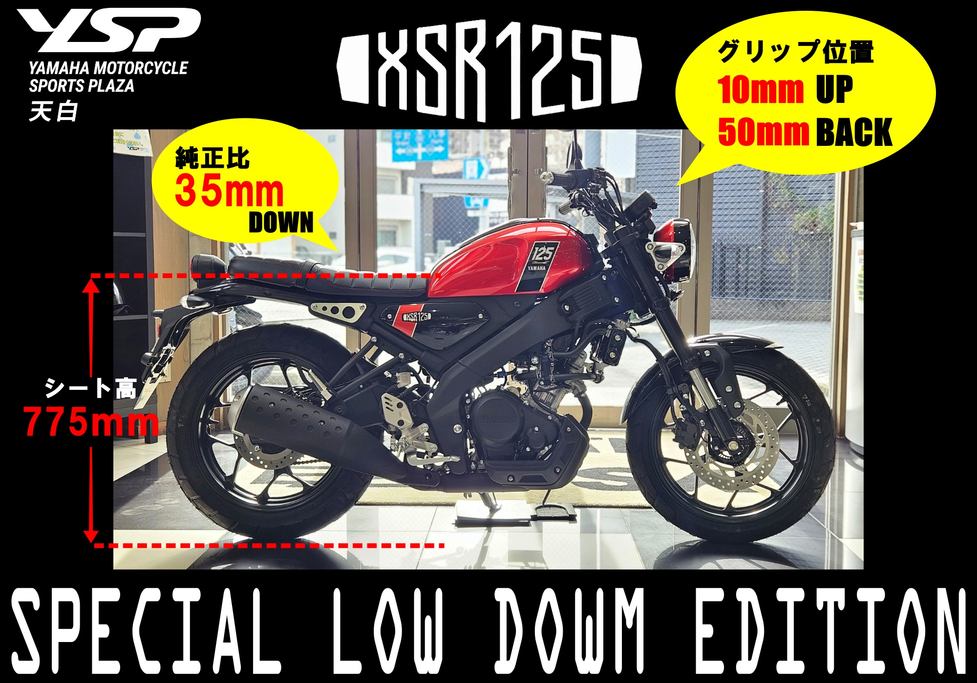 XSR125 スペシャル ローダウン | YSP天白