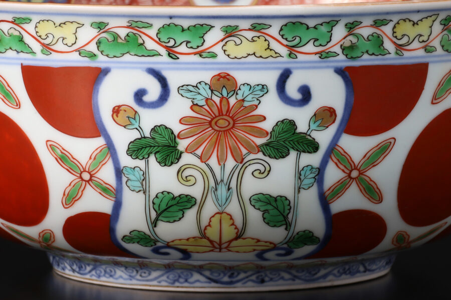 古伊万里色絵三果文鉢（江戸時代 / 所載品） - 天平堂（TENPYODO）