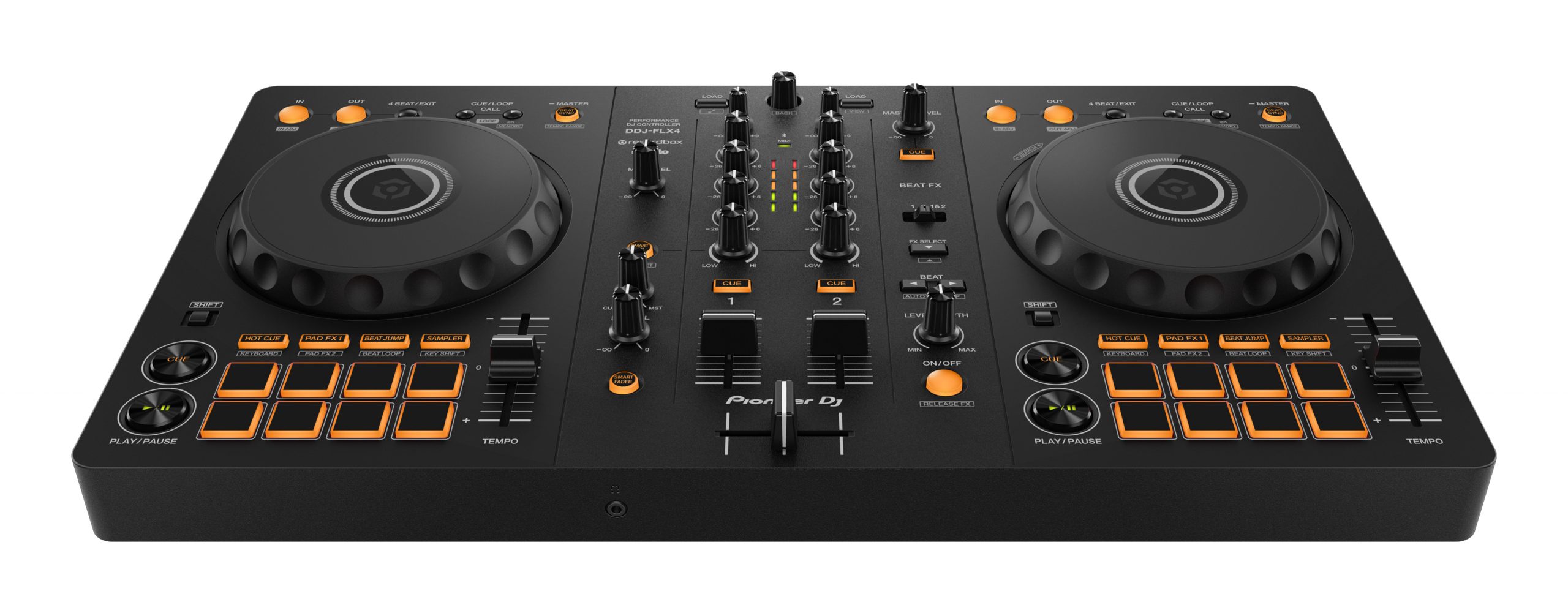 Pioneer DJ DDJ-FLX4 with HDJ-X5: The Ultimate DJ Package