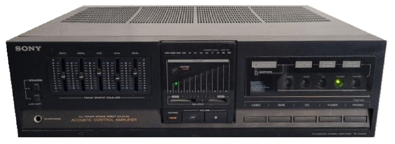 Sony TA-AX435 Stereo 5 Band Equalizer Acoustic Controlled