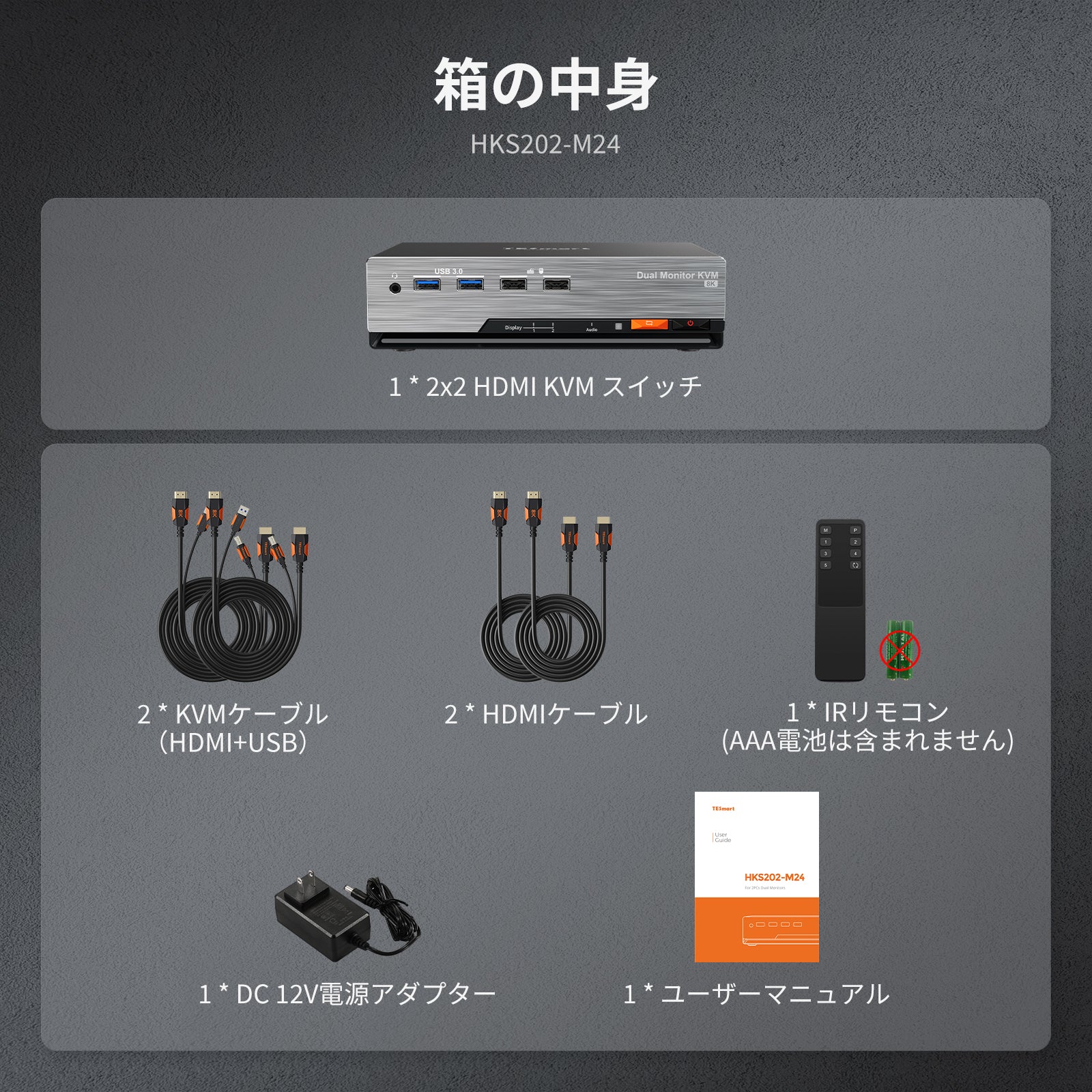 HDMI 2.1 デュアル 4K144Hz KVM スイッチ ゲーミング ドック 2台のPCと