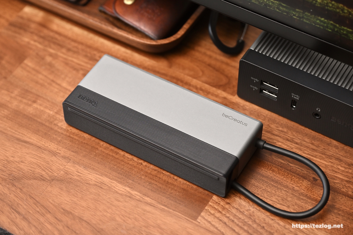 BenQ beCreatus GR10 7-in-1 USB4 モバイルドック レビュー。Mac・iPad