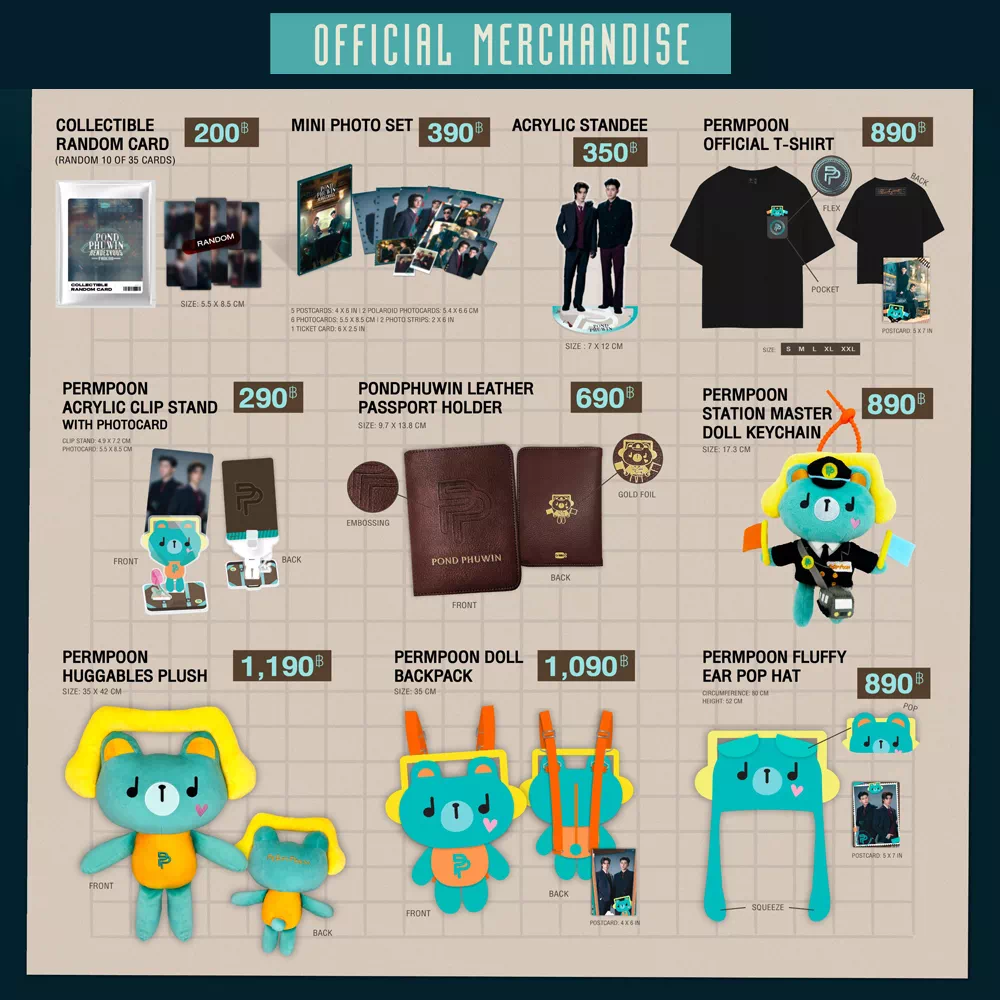 POND PHUWIN RENDEZVOUS FANCON / オフィシャルグッズ - タイBL・タイ