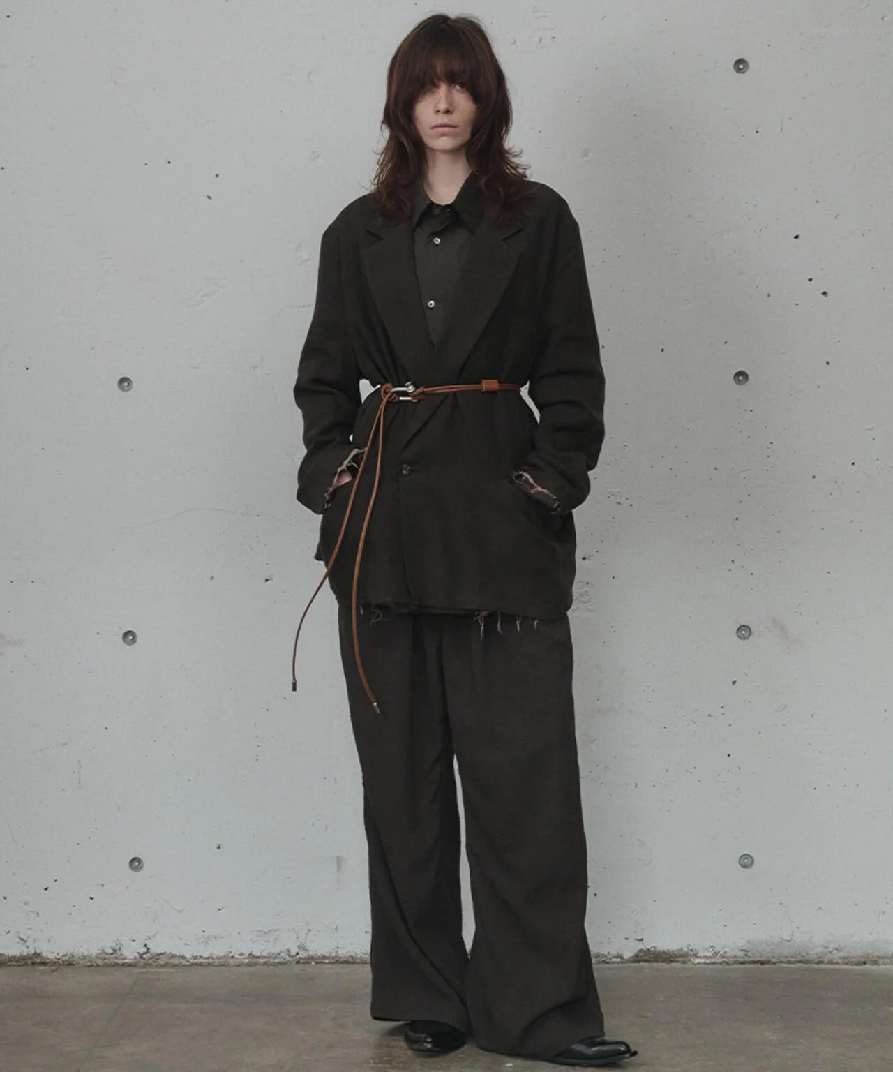 LEATHER ROPE BELT | ANCELLM