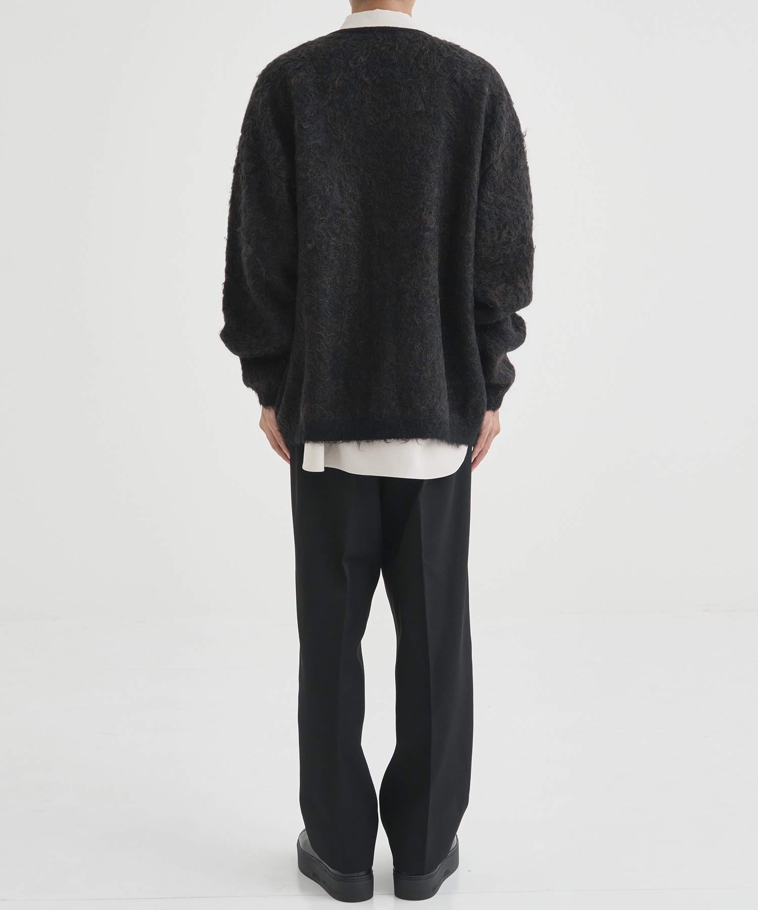 3COLOR JACQUARD MOHAIR CARDIGAN ｜ YOKE