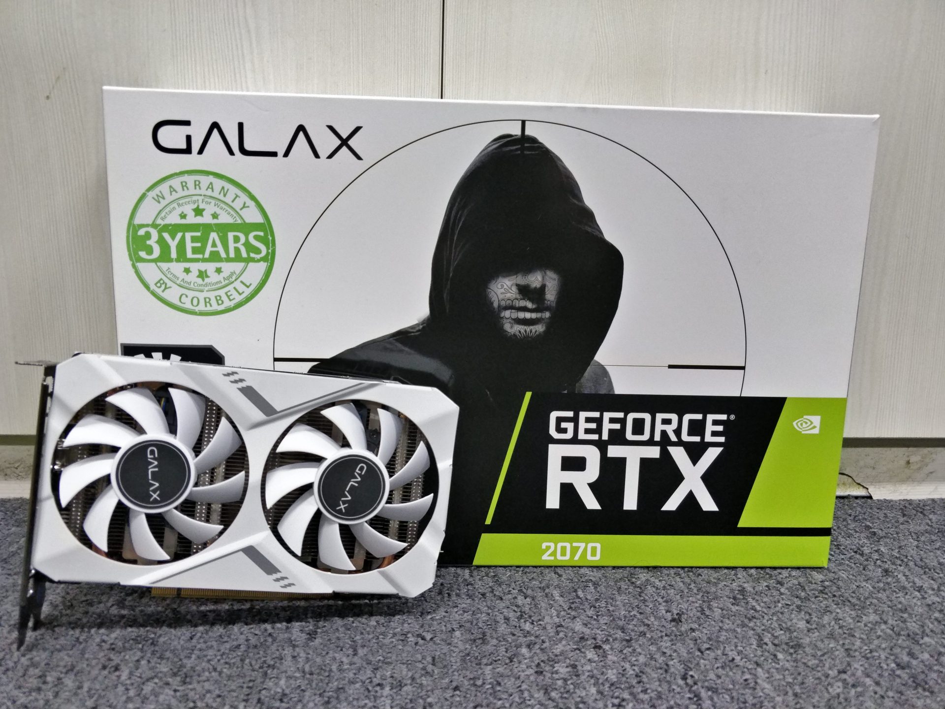 GALAX GeForce RTX 2070 White Mini 1-Click OC Graphics Card Review
