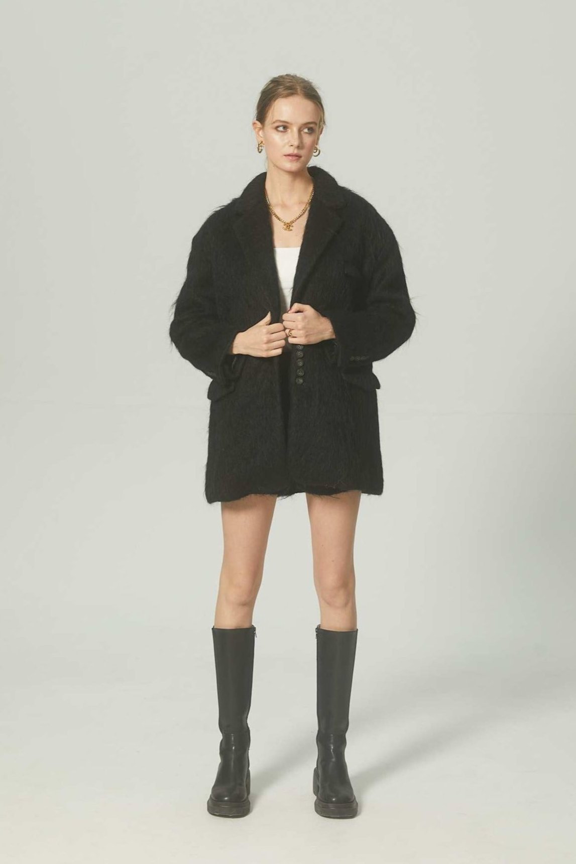 Chamonix shaggy jacket – THE TOÉ