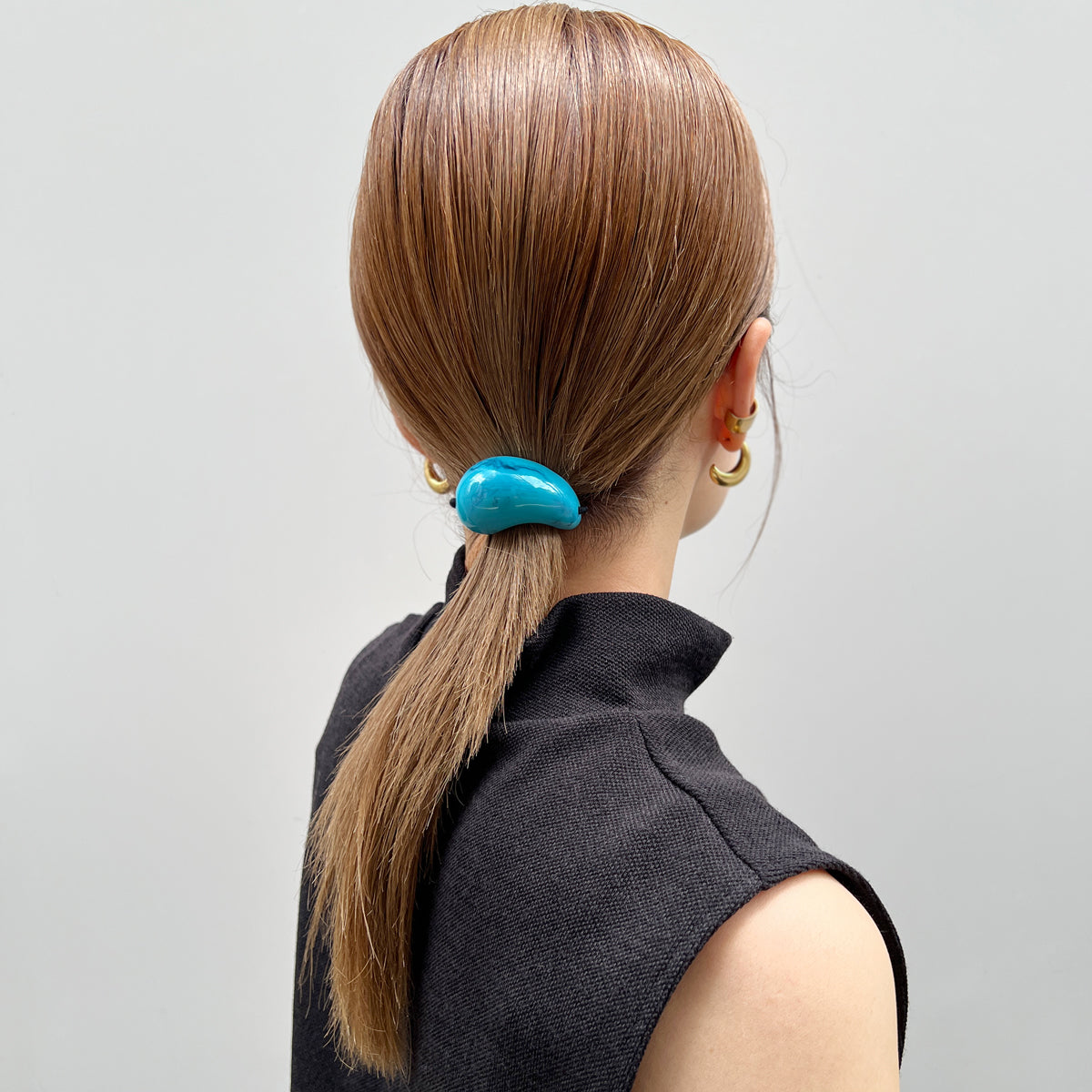 レジン スモール ティアドロップ ポニー | THE HAIR BAR TOKYO