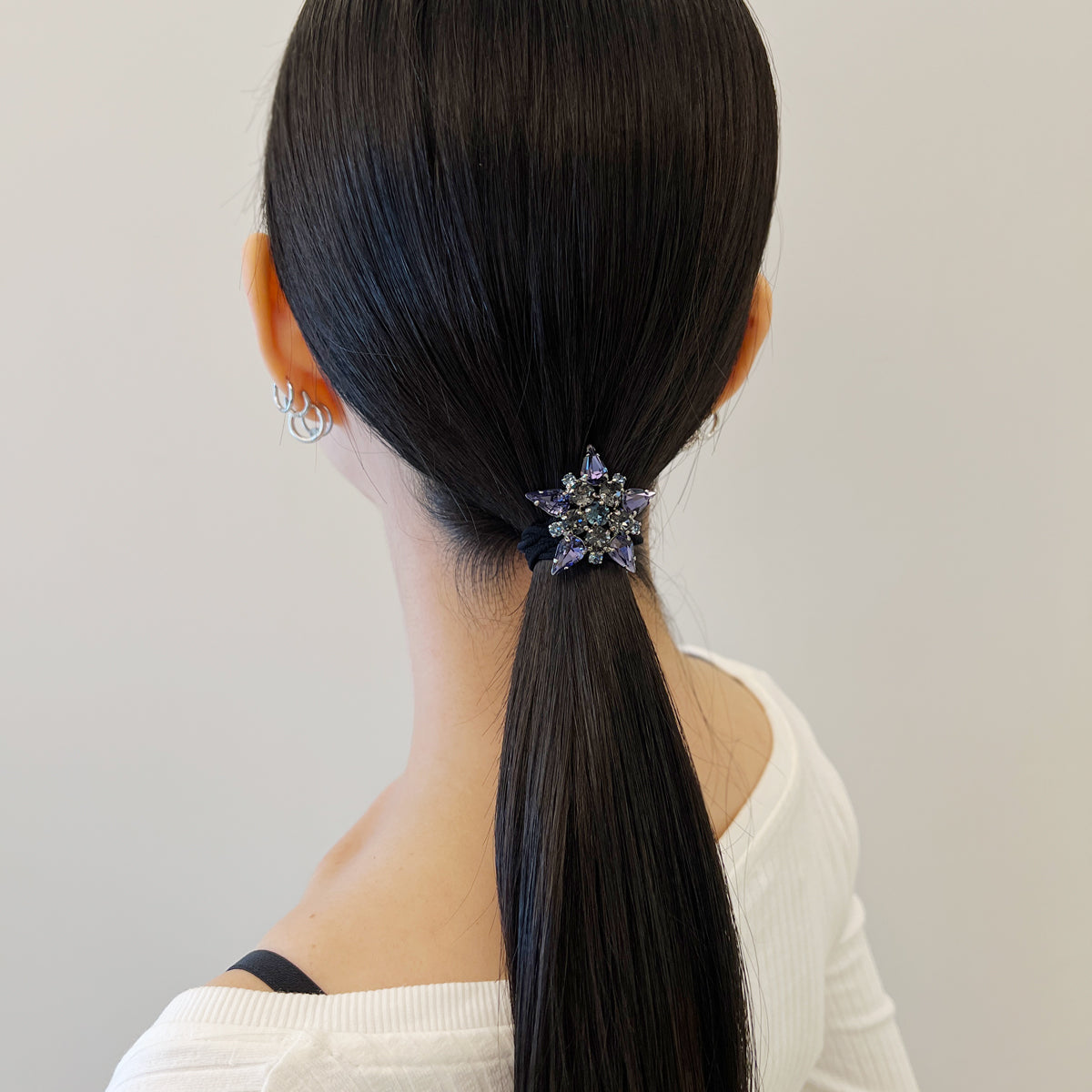 ラインストーン スター ポニー | THE HAIR BAR TOKYO