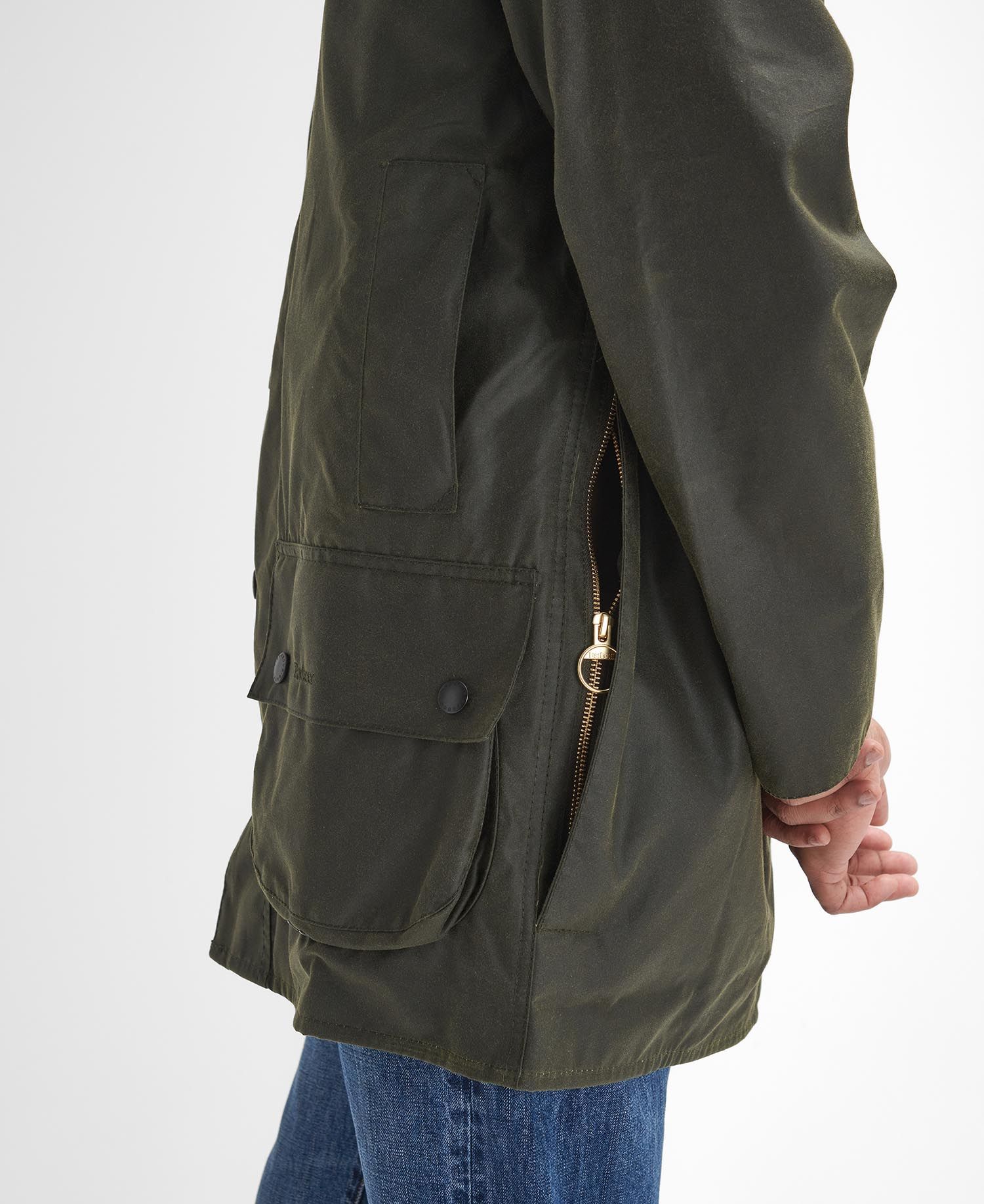 Barbour Classic Beaufort Wax Jacket - Olive – The Lucky Knot Men's