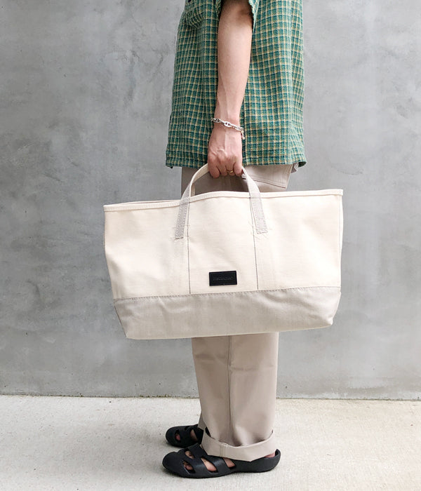 DESCENDANT/COAL BAG TOTE M raregem (WHITE)