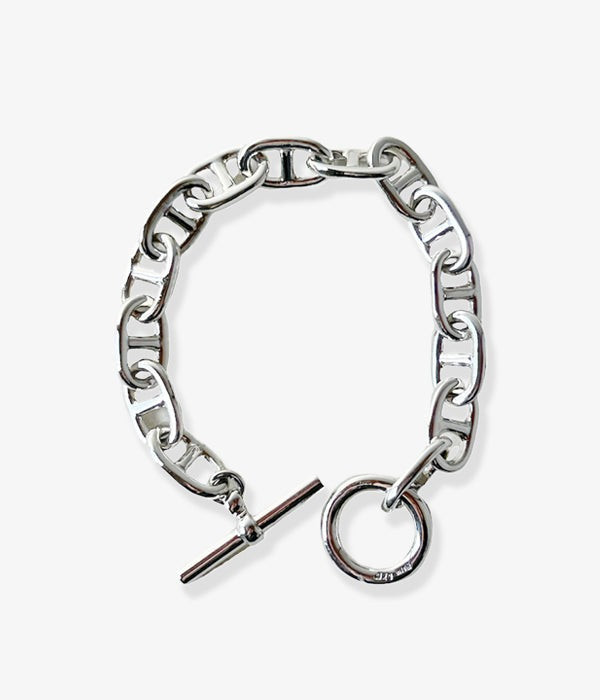 INTERIM/TAXCO SILVER ANCHOR BRACELET (M)