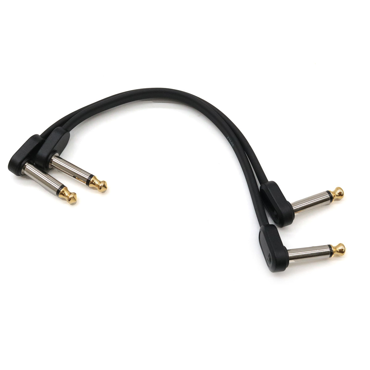 D'Addario Flat パッチケーブル 6inch (15cm) 2本入り 同一方向