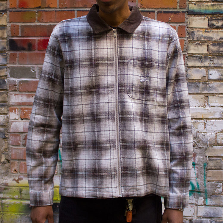 Frank Plaid Zip L/S Shirt – Premier