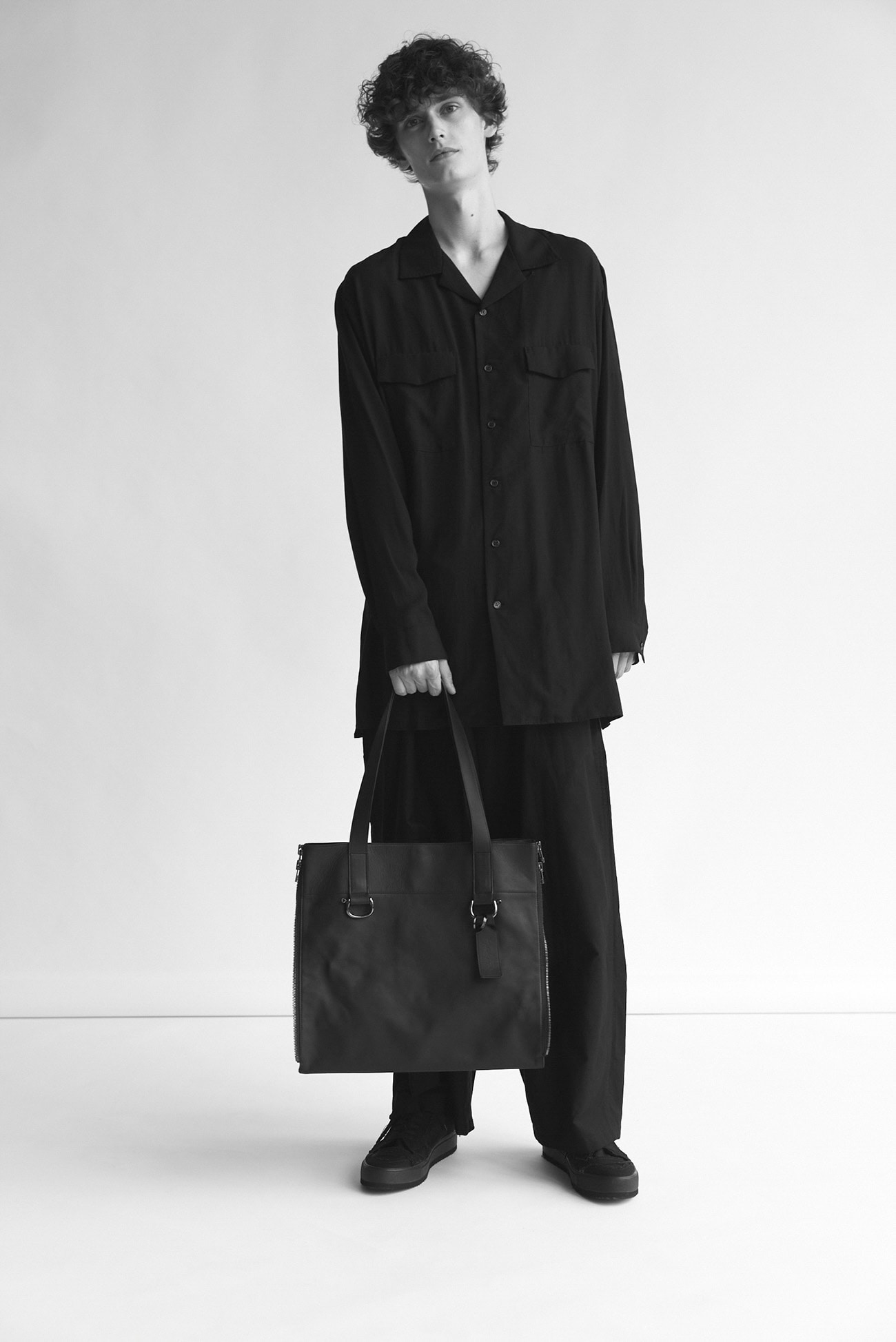 Zipper tote(FREE SIZE Black): discord Yohji Yamamoto｜THE SHOP