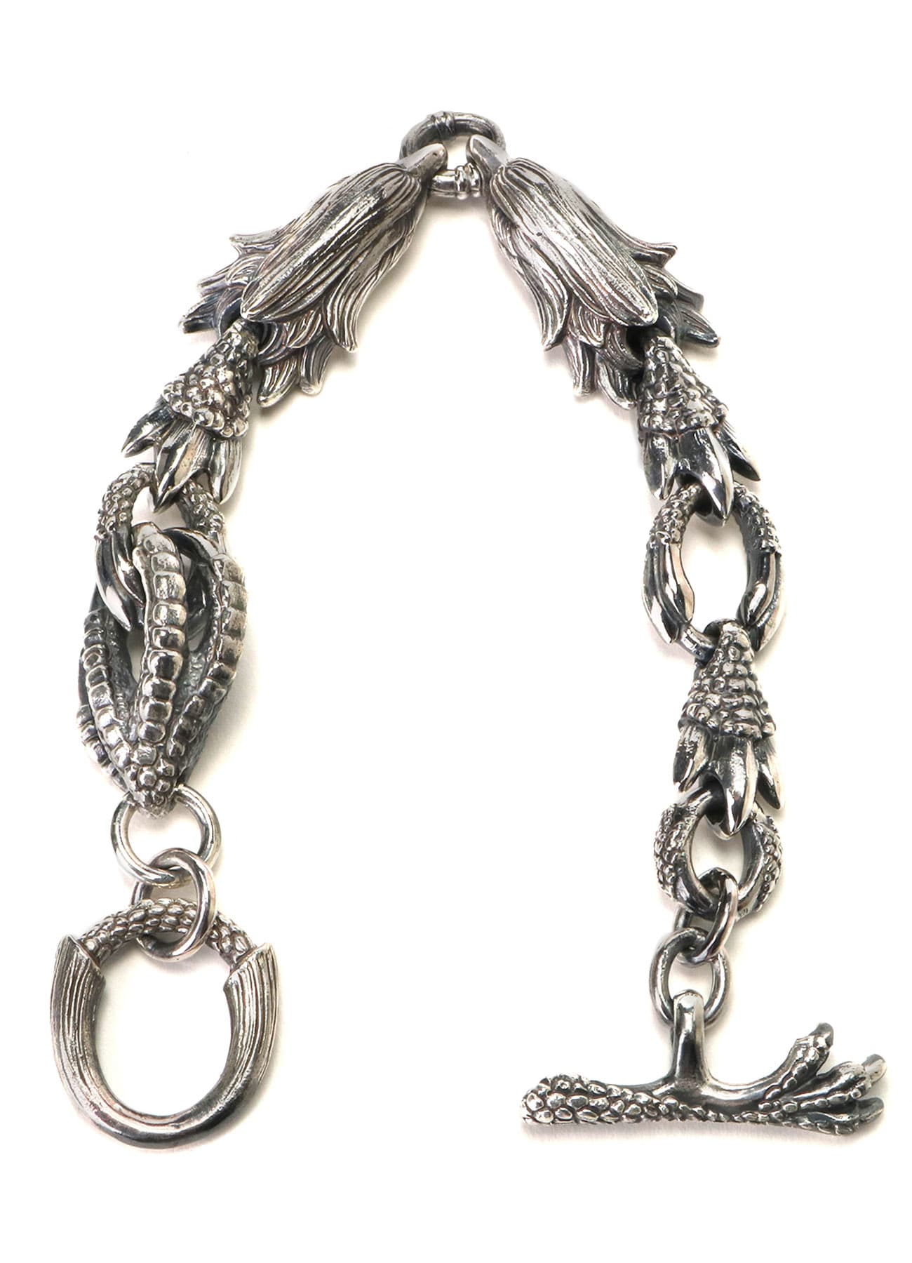 SILVER 950 EAGLE BRACELET(FREE SIZE Silver): GOTHIC YOHJI YAMAMOTO