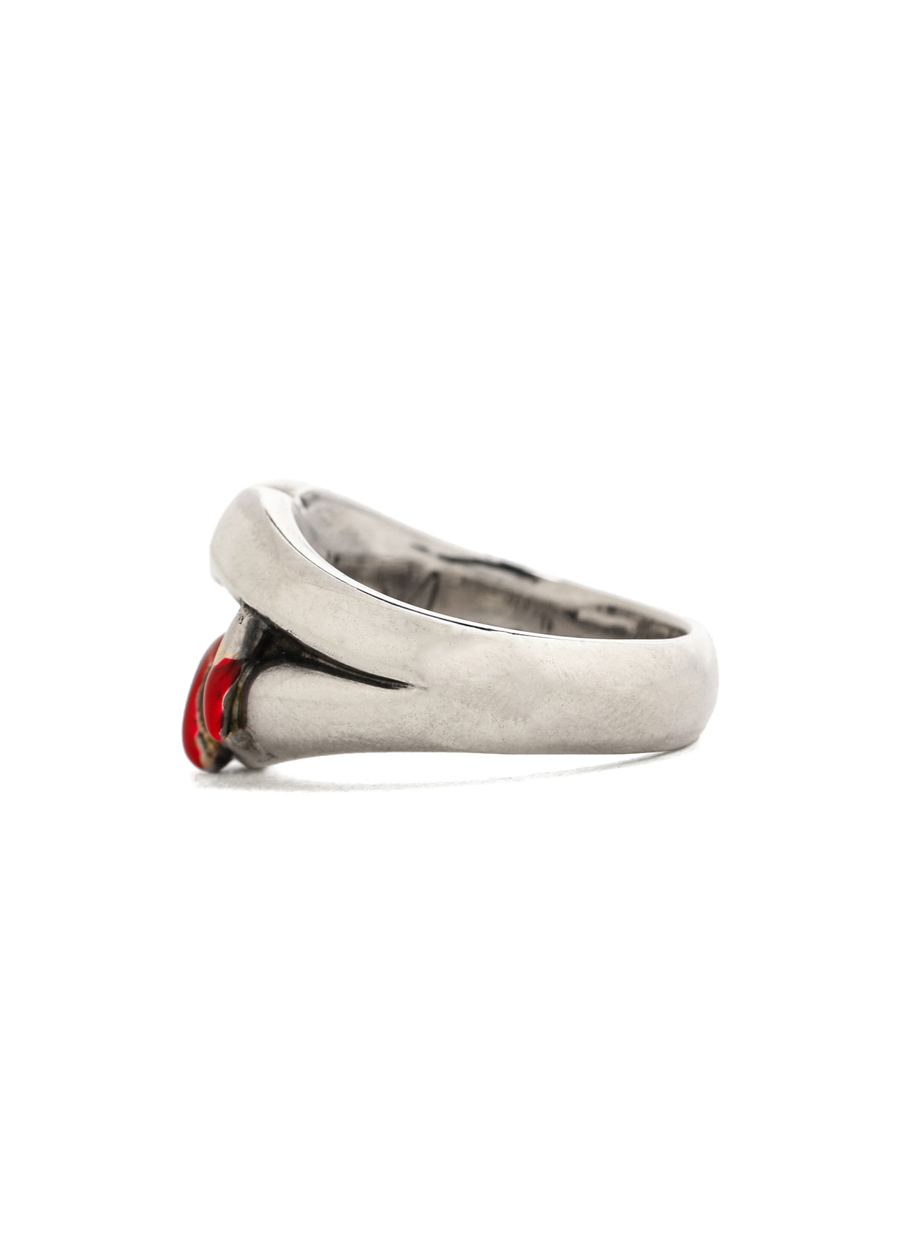 SILVER950 BLOOD RED RING(11号 Silver): GOTHIC YOHJI YAMAMOTO｜THE