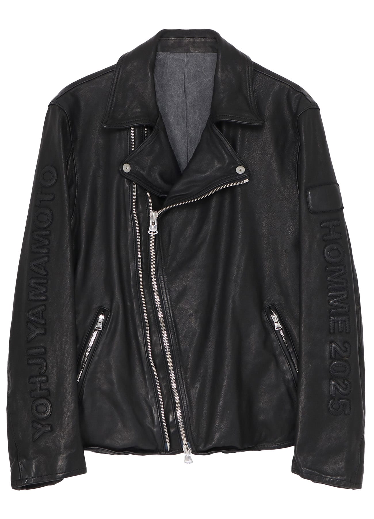 JAPAN HORSE LEATHER DOUBLE RIDERS(M Black): Yohji Yamamoto POUR