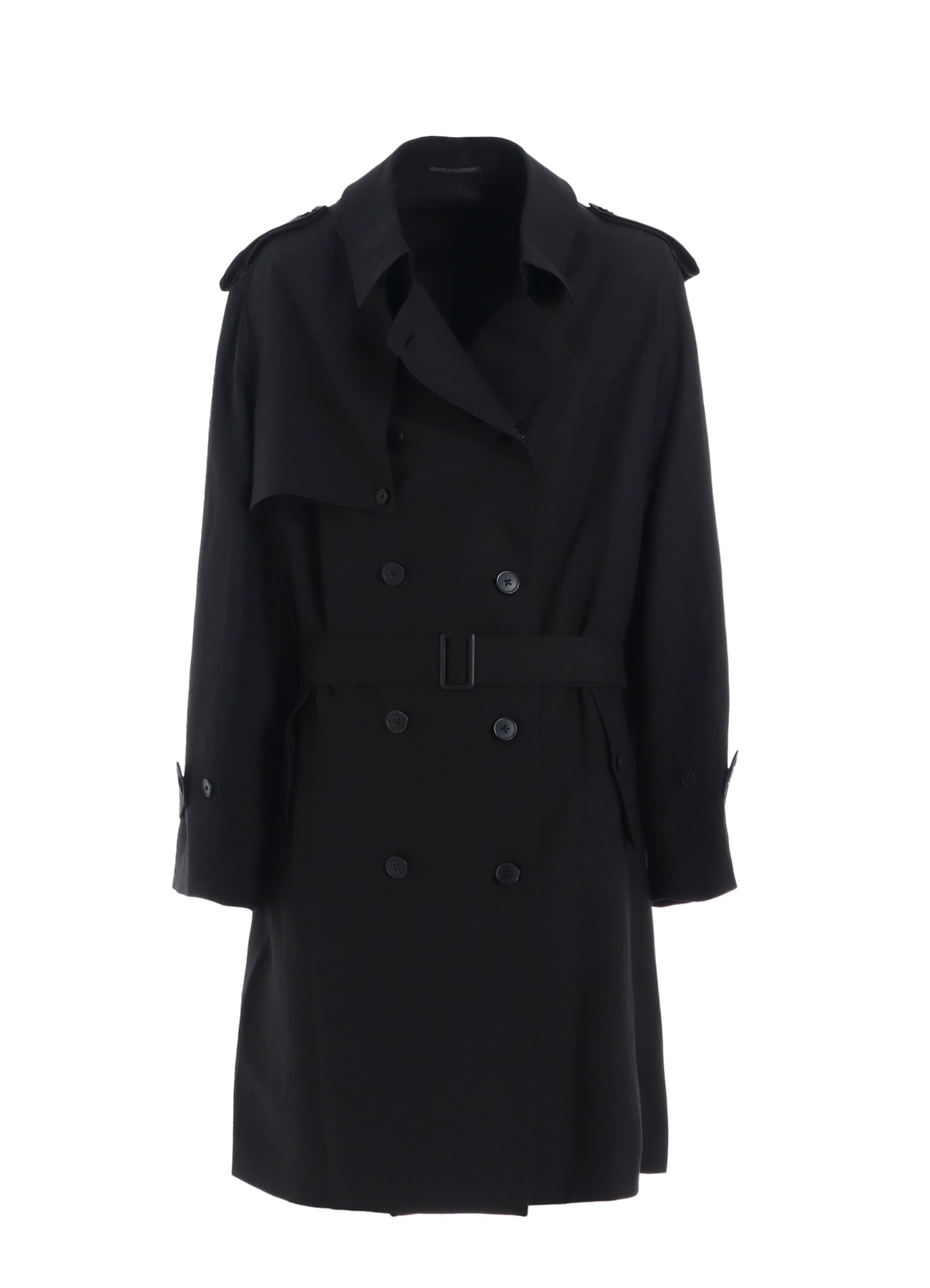 Y's for men x 120% LINO LINEN COAT(XS Black): Y's for men｜THE