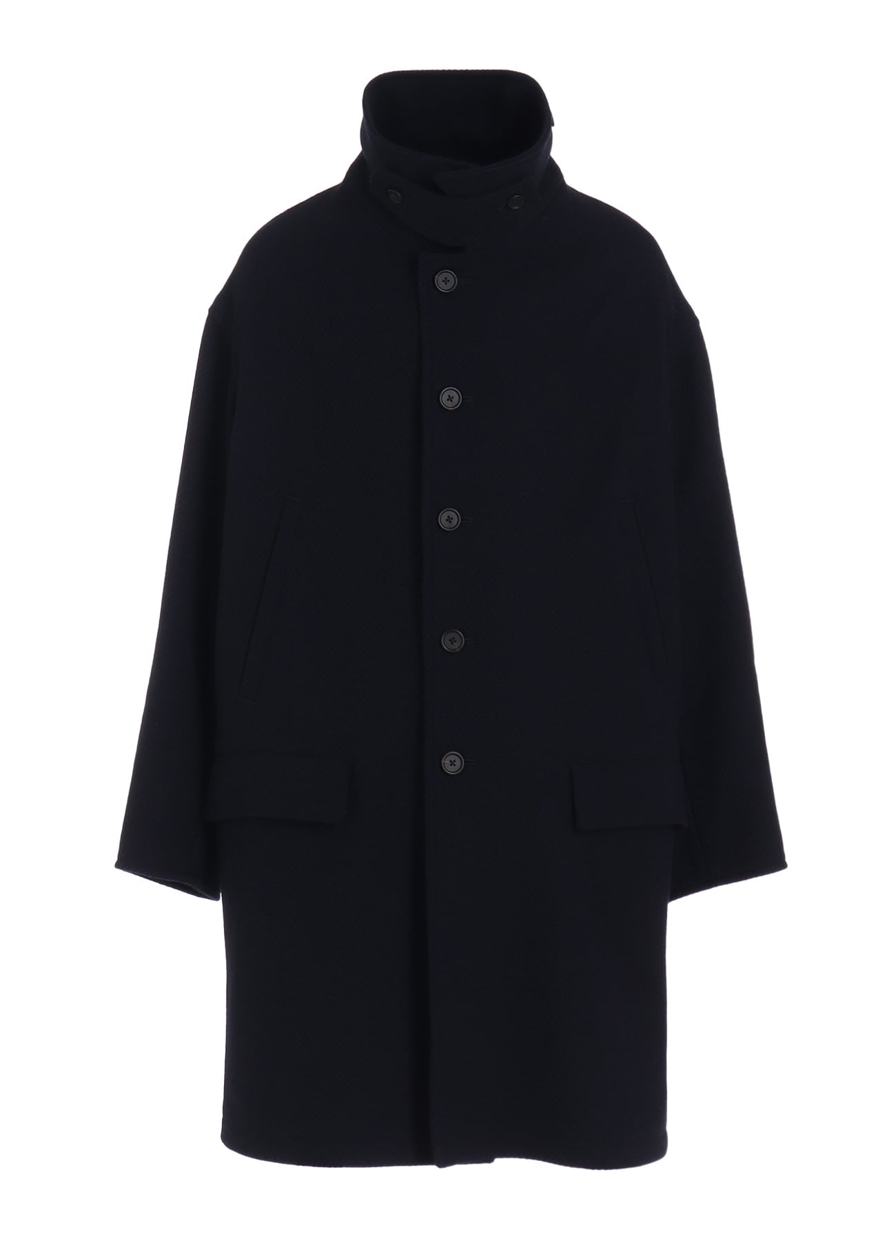 4/24 KERSEY OVERSIZED STAND COLLAR COAT(S Navy): S'YTE｜THE SHOP