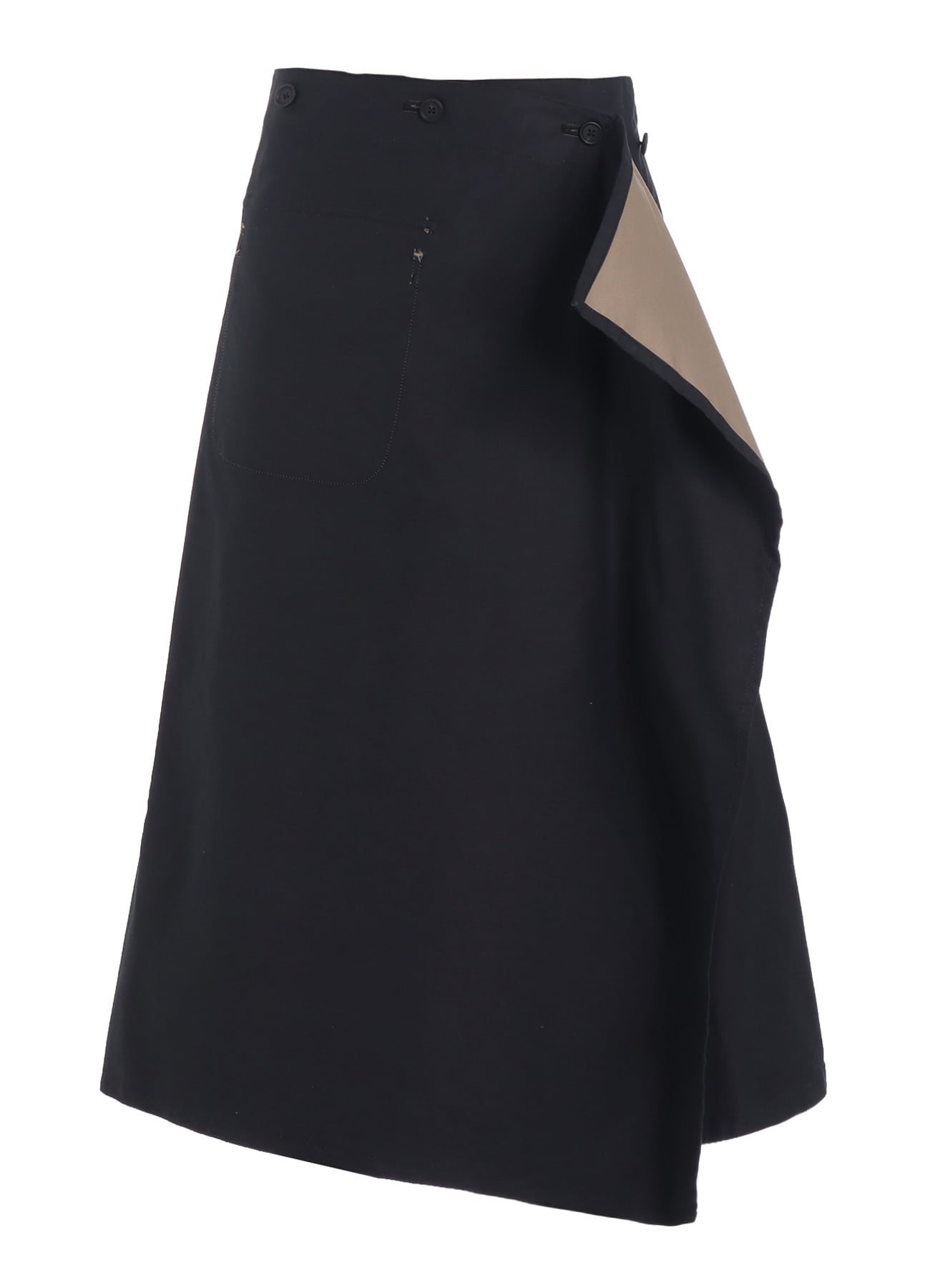 MOLESKIN REVERSIBLE SKIRT(S Black): S'YTE｜THE SHOP YOHJI YAMAMOTO