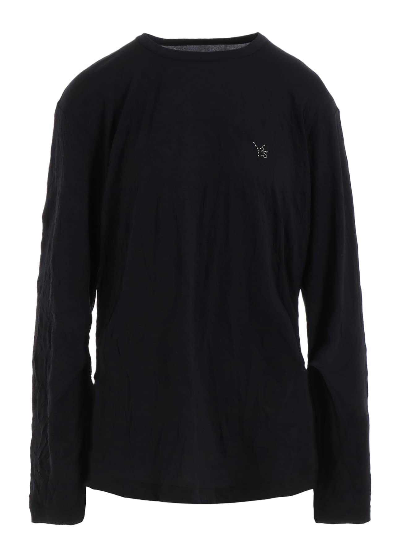 WRINKLE JERSEY Y'S STITCH LONG BIG T(L Black): Soldes｜THE SHOP