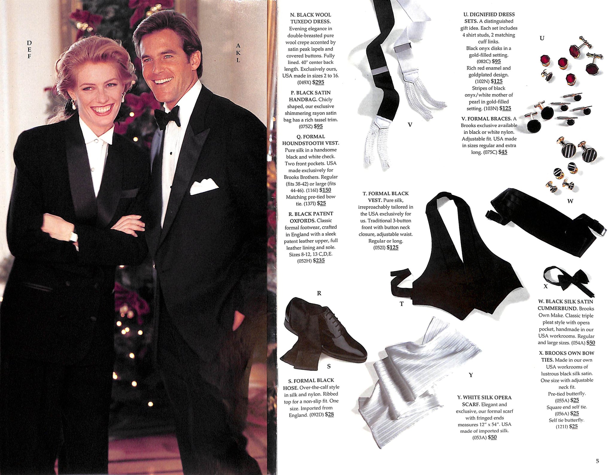 Brooks Brothers Holidays 1993 Catalog