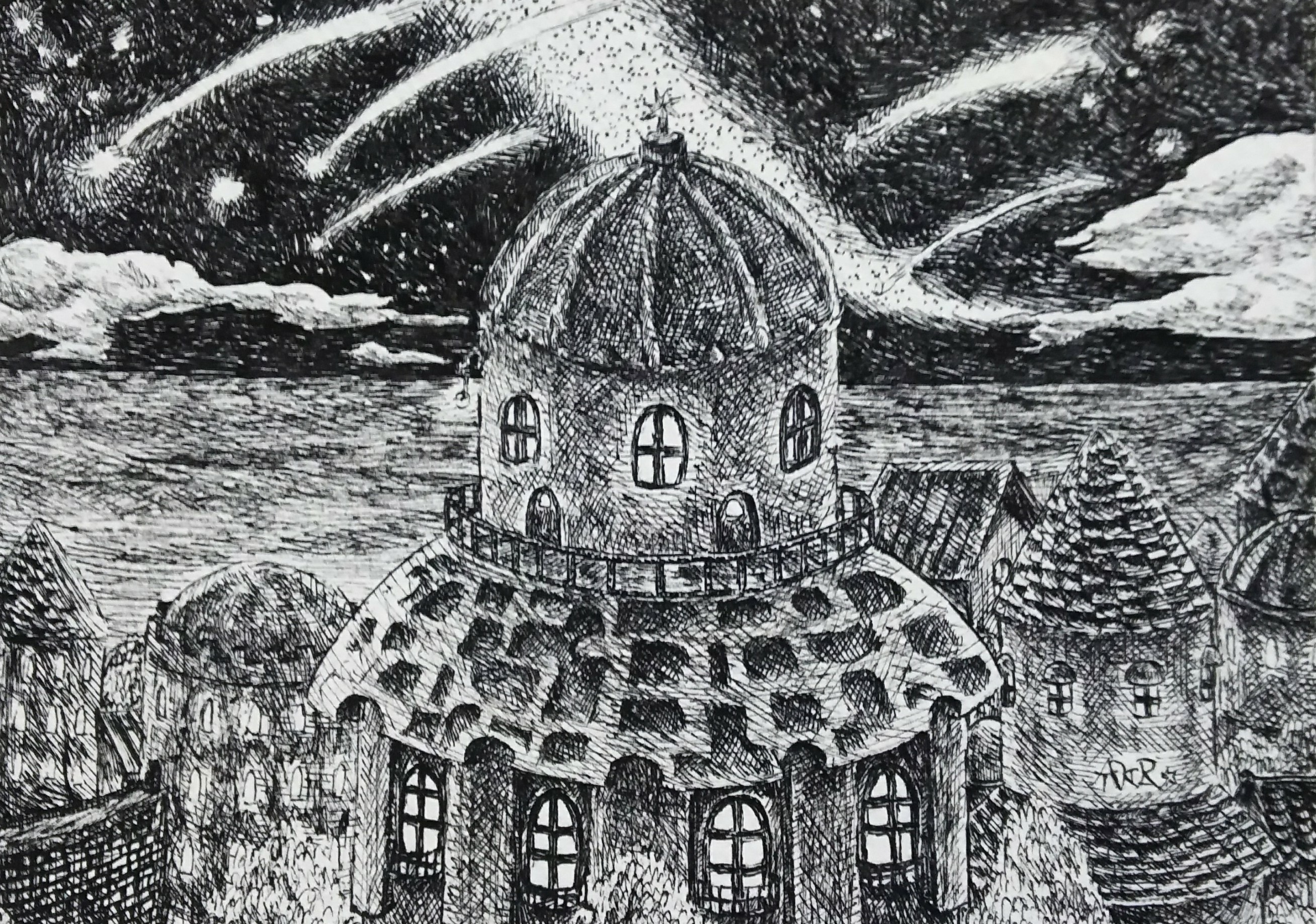 星降る夜 | まいな ｜インテリア絵画 アートの専門通販 thisisgallery