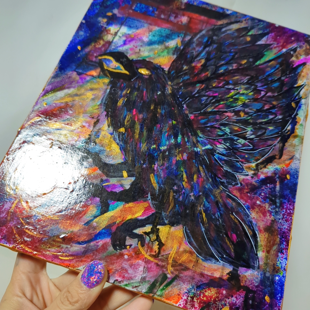 八咫烏と鳥居 | Chika Shinoda ｜インテリア絵画 アートの専門通販