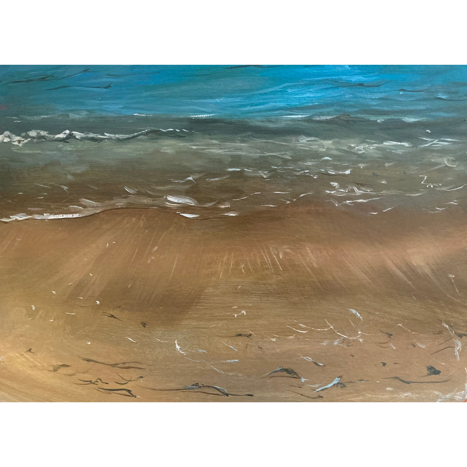 砂浜 | 仁科 新 ｜インテリア絵画 アートの専門通販 thisisgallery