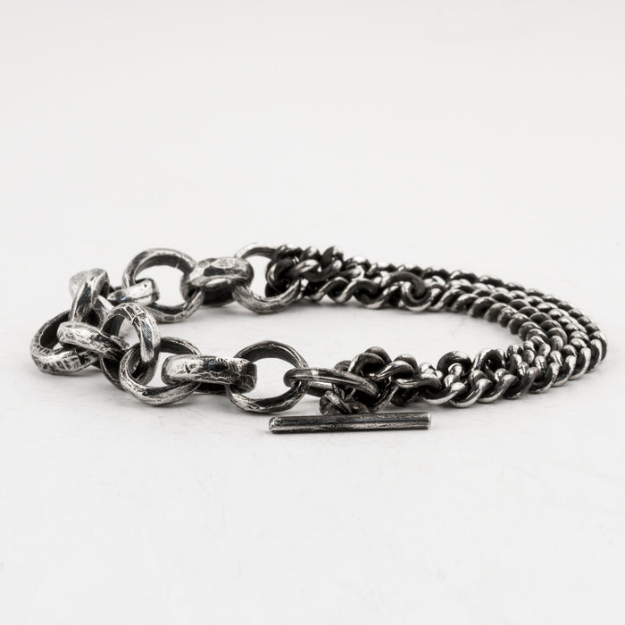 HENSON-GRADUATED CAGE LINK BRACELET