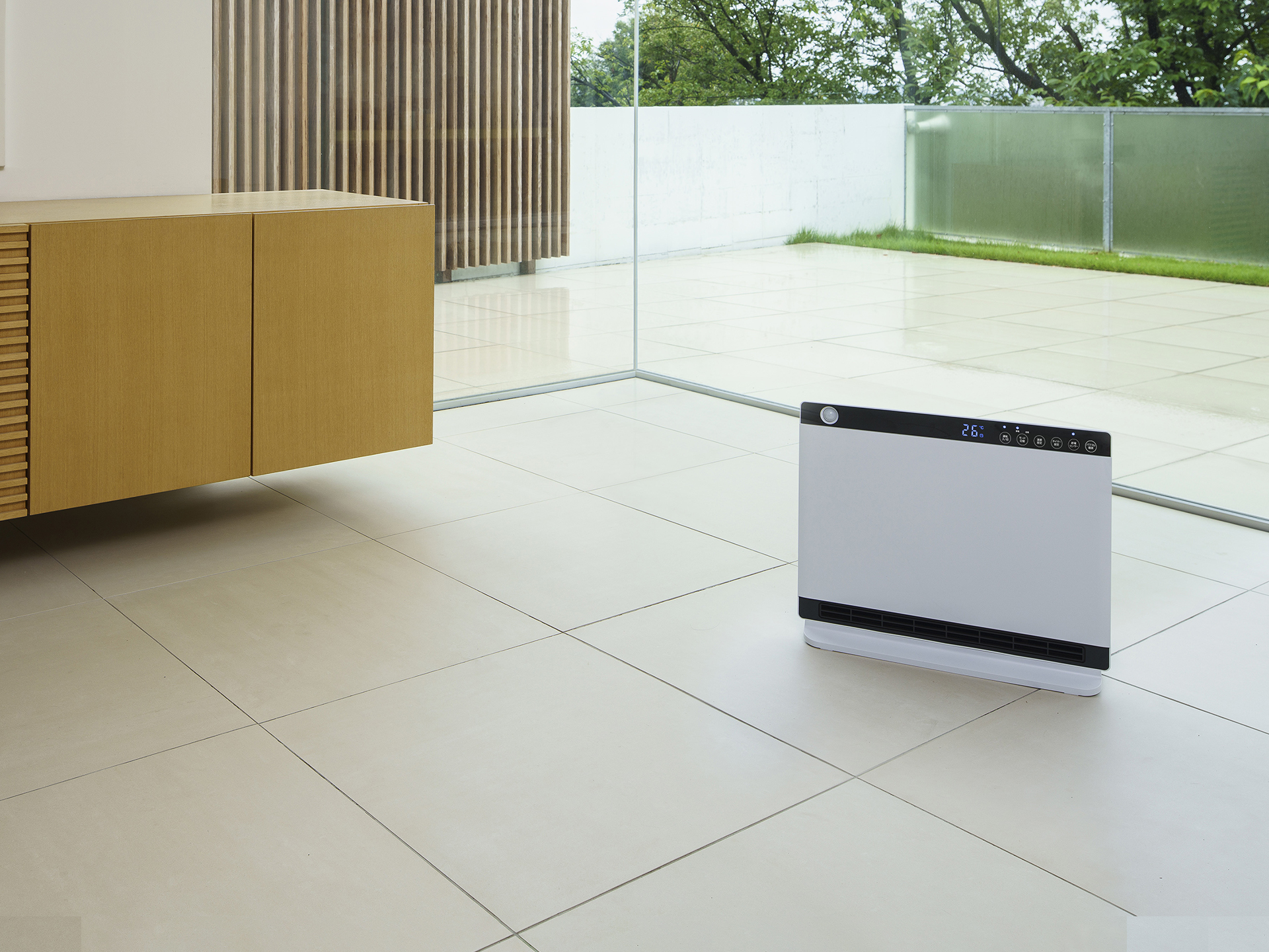 HEAT WIDE SLIM（節電/室温センサー付 大風量パネルセラミックヒーター