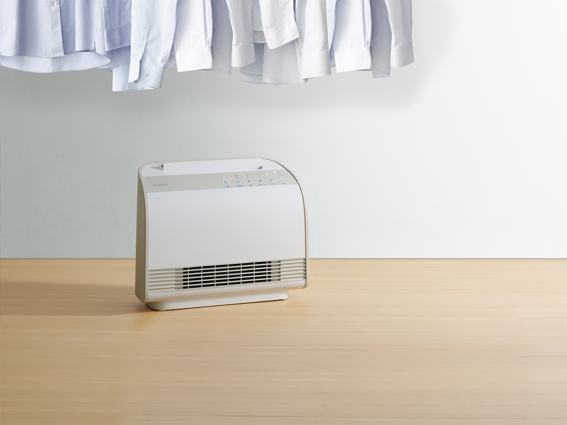 DRY HEAT（衣類乾燥機能付 W送風セラミックヒーター ドライヒート