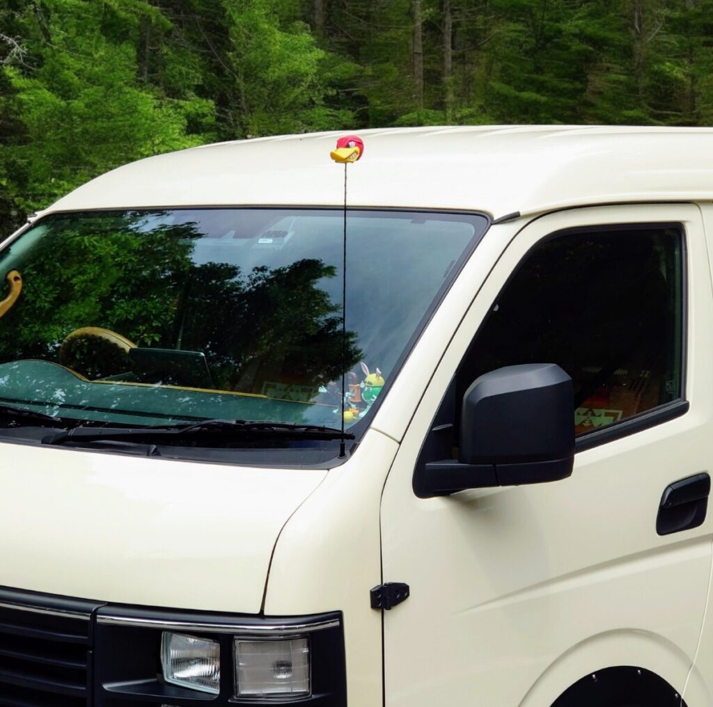 200系 ハイエース USアンテナキット ワイドボディ用 ミディアム（610mm