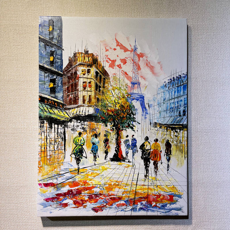 楽天市場】エッフェル塔（絵画｜アート・美術品・骨董品・民芸品