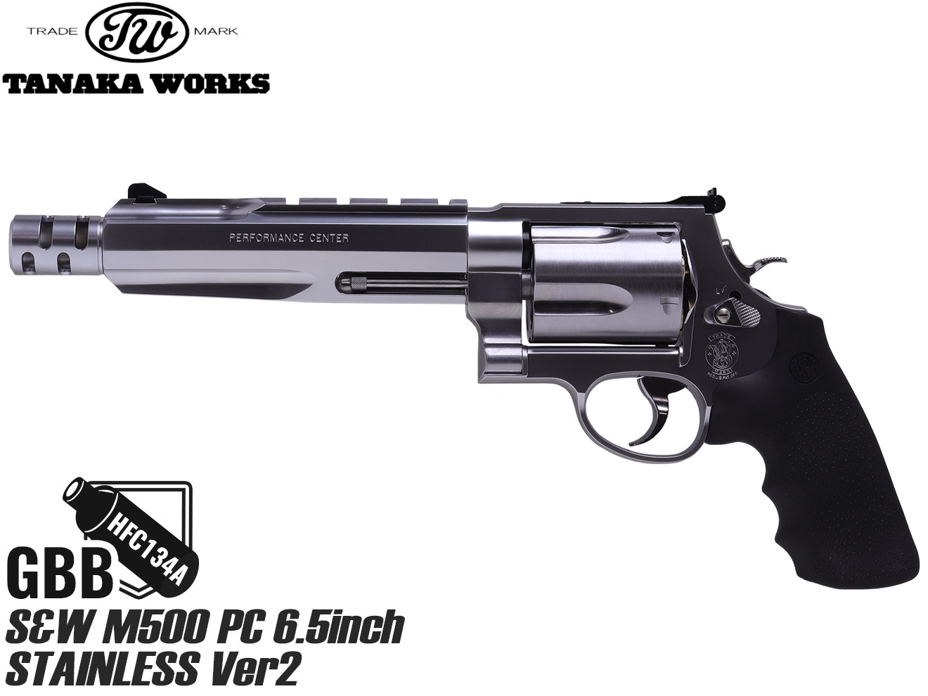楽天市場】タナカワークス S&W M500 3インチ +1 ステンレス Ver2