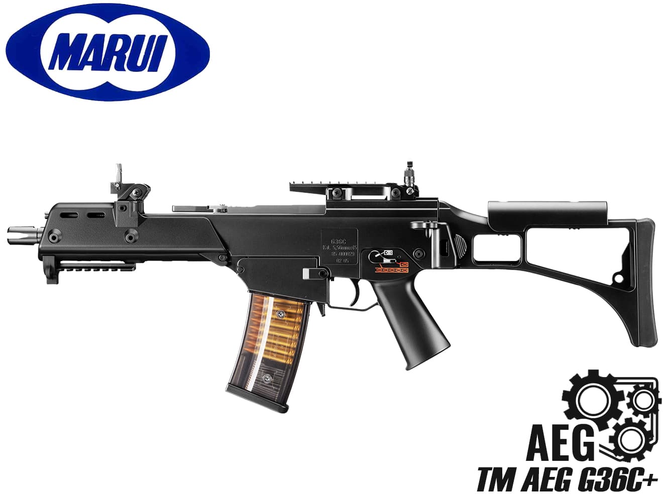 楽天市場】東京マルイ純正 G36シリーズ用470連多弾スペアマガジン